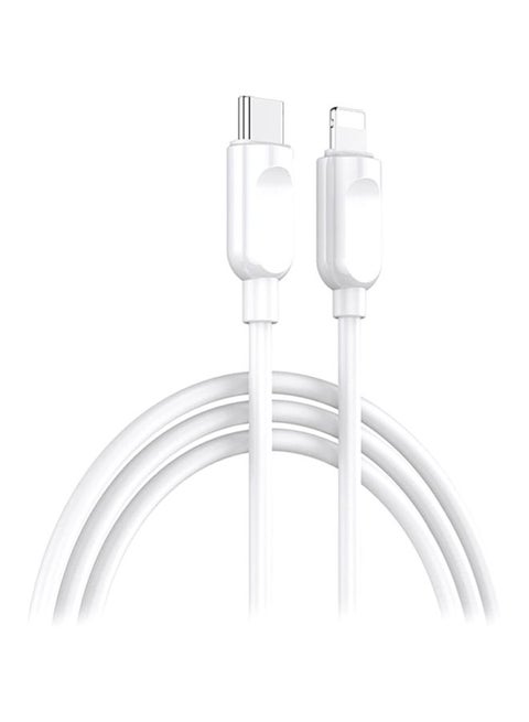 Type-c to Lightning PD Fast charging cable White