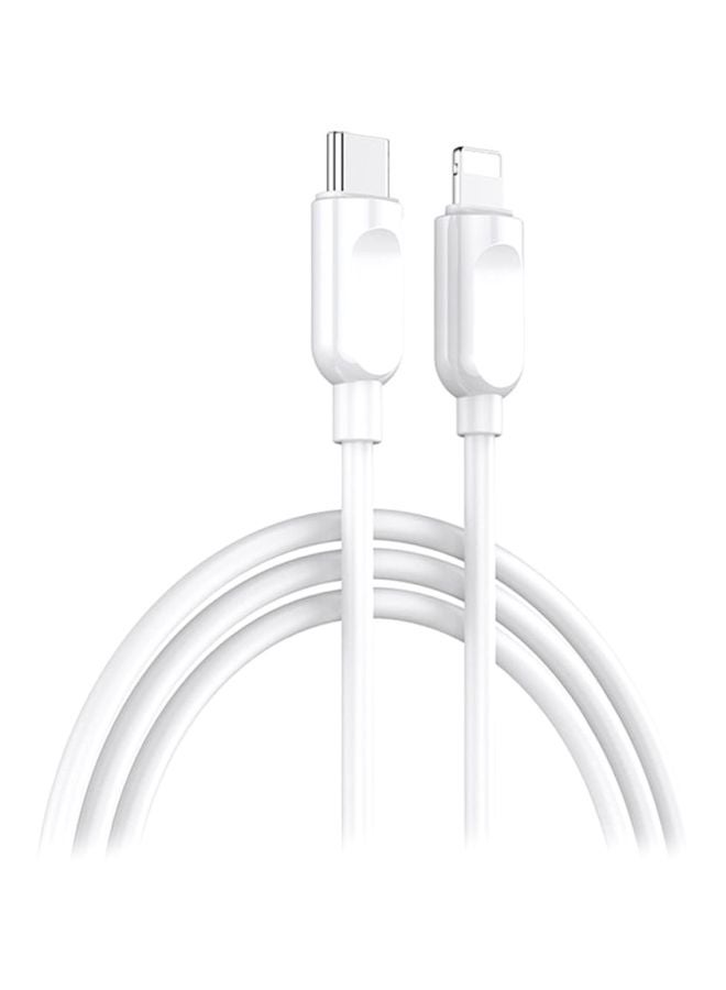 JOYROOM - Type-c to Lightning PD Fast charging cable White - Image 1