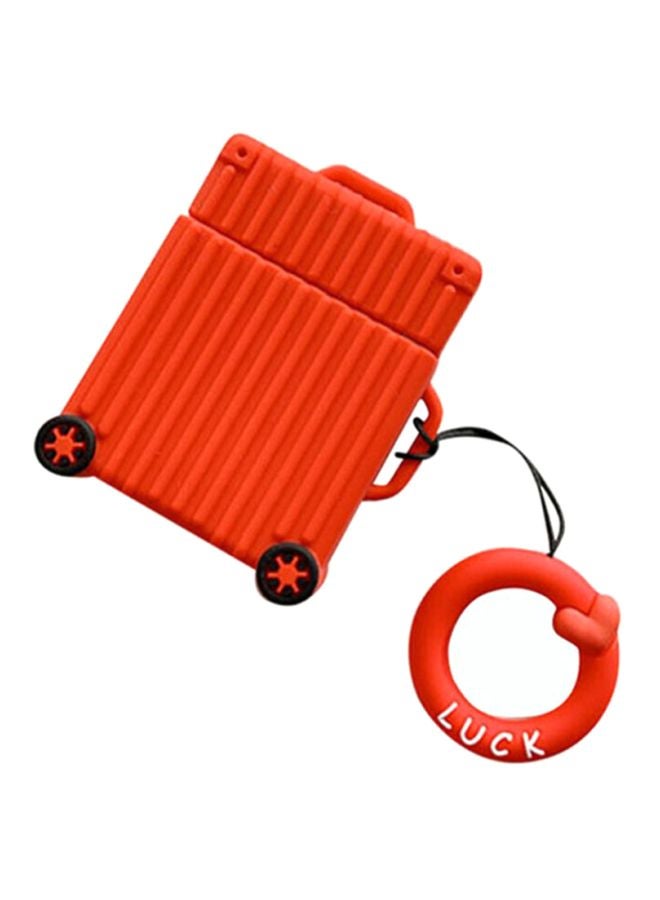 Cool Baby Suitcase Fashion Trunk Case For Apple AirPods Red 