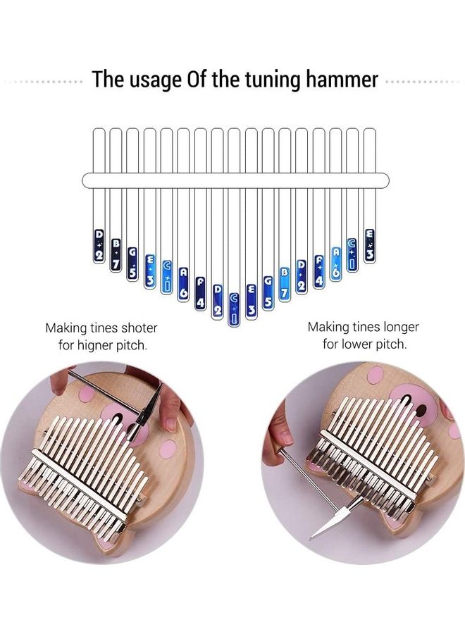 XiuWoo 17-Keys Kalimba Thumb Piano  - Image 4
