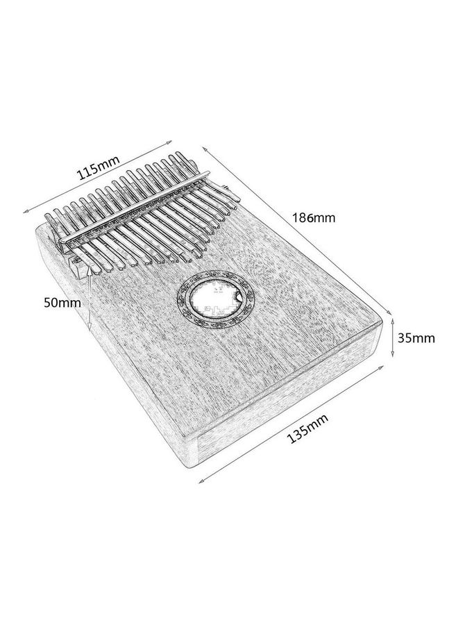XiuWoo 17-Keys Kalimba Thumb Piano  - Image 2