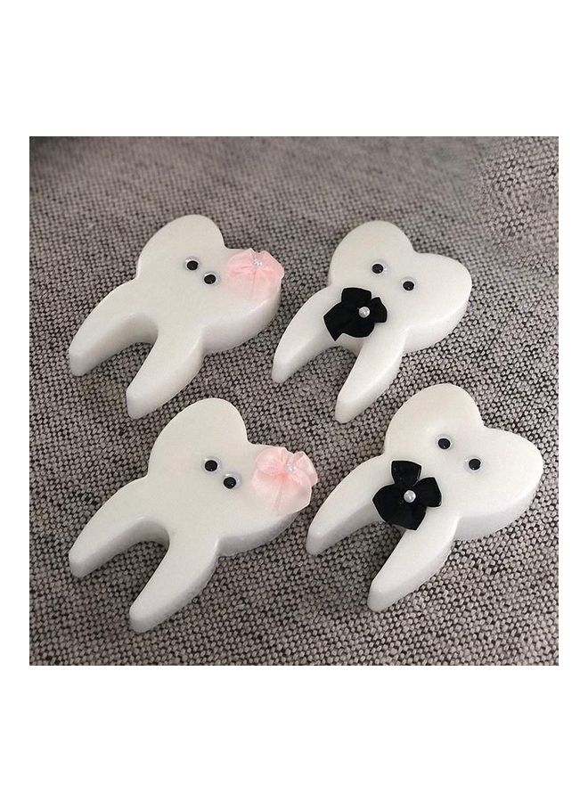 XiuWoo Teeth Shaped Mould Pink 20.5x19cm - Image 2