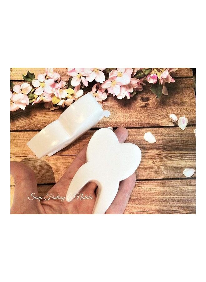 XiuWoo Teeth Shaped Mould Pink 20.5x19cm - Image 4