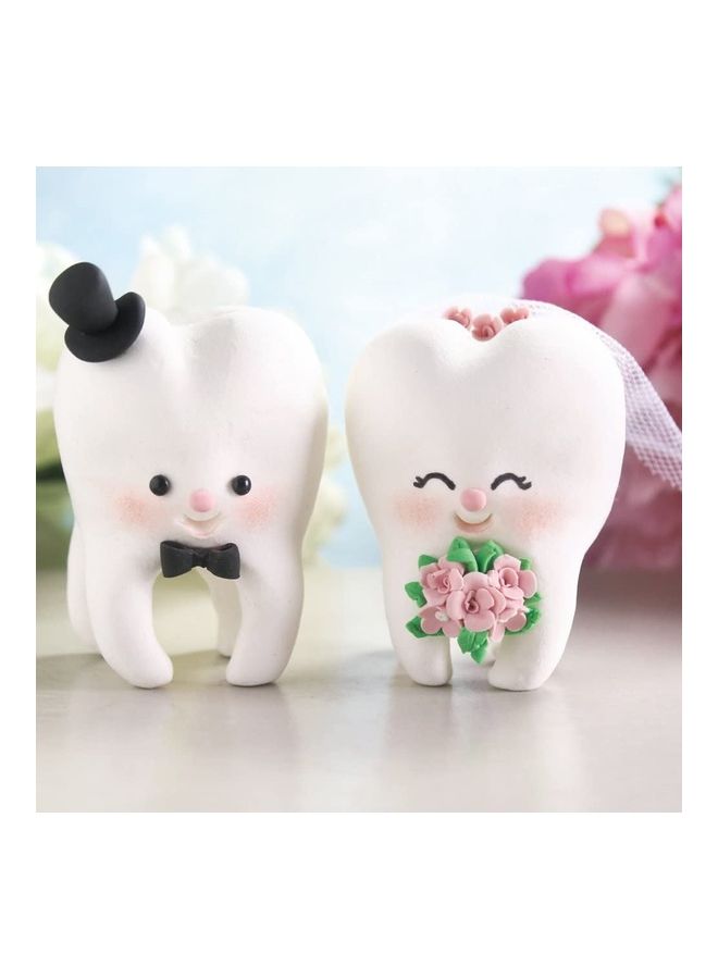 XiuWoo Teeth Shaped Mould Pink 20.5x19cm - Image 5