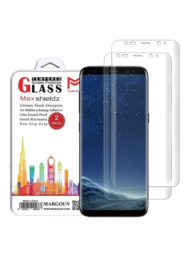 MARGOUN 2-Pack Screen Protector Film For Samsung Galaxy S8 Clear - Image 1