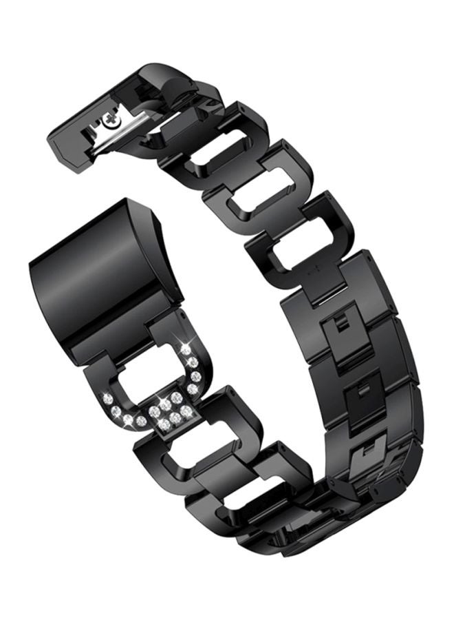 Voberry Replacement Band For Fitbit Charge 2 Black - Image 1