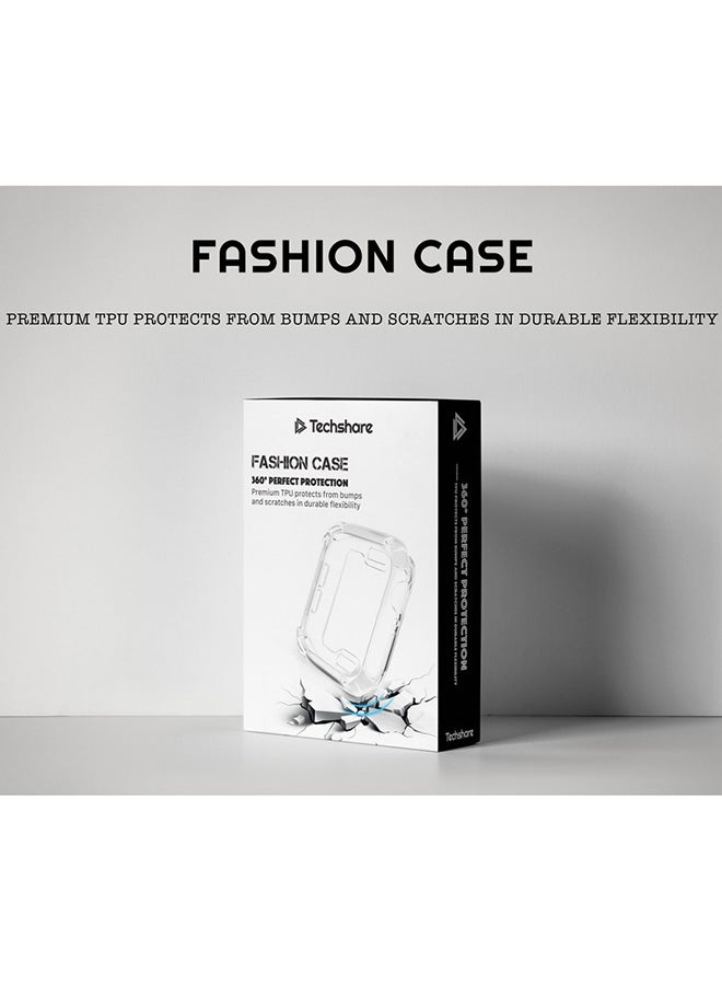 Techshare - Protective TPU Case Cover For Apple Watch Series 4/5/6 Clear - Image 1
