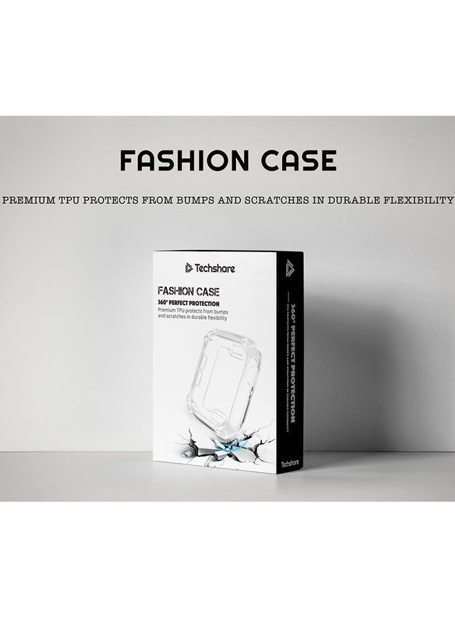 Techshare Protective TPU Case Cover For Apple Watch Series 4/5/6 Clear  - Image 4