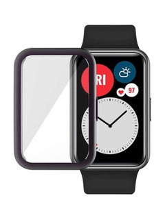 Techshare 3-Piece Protective Case For Huawei Watch Fit Clear/Black/Bronze  - Image 2