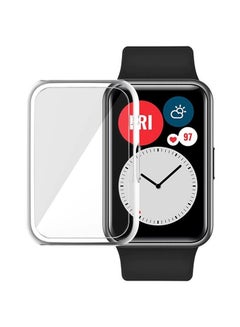 Techshare 3-Piece Protective Case For Huawei Watch Fit Clear/Black/Bronze  - Image 3