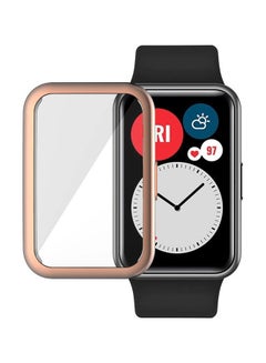Techshare 3-Piece Protective Case For Huawei Watch Fit Clear/Black/Bronze  - Image 4