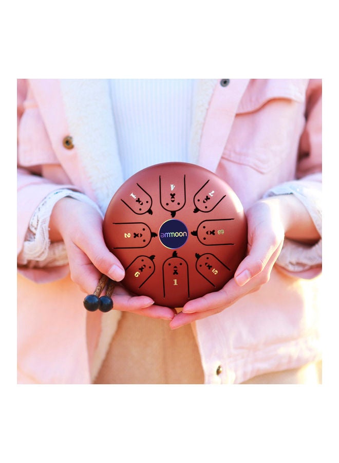 أمون آلة طبل الألسن المعدنية مع عصوين - Image 5