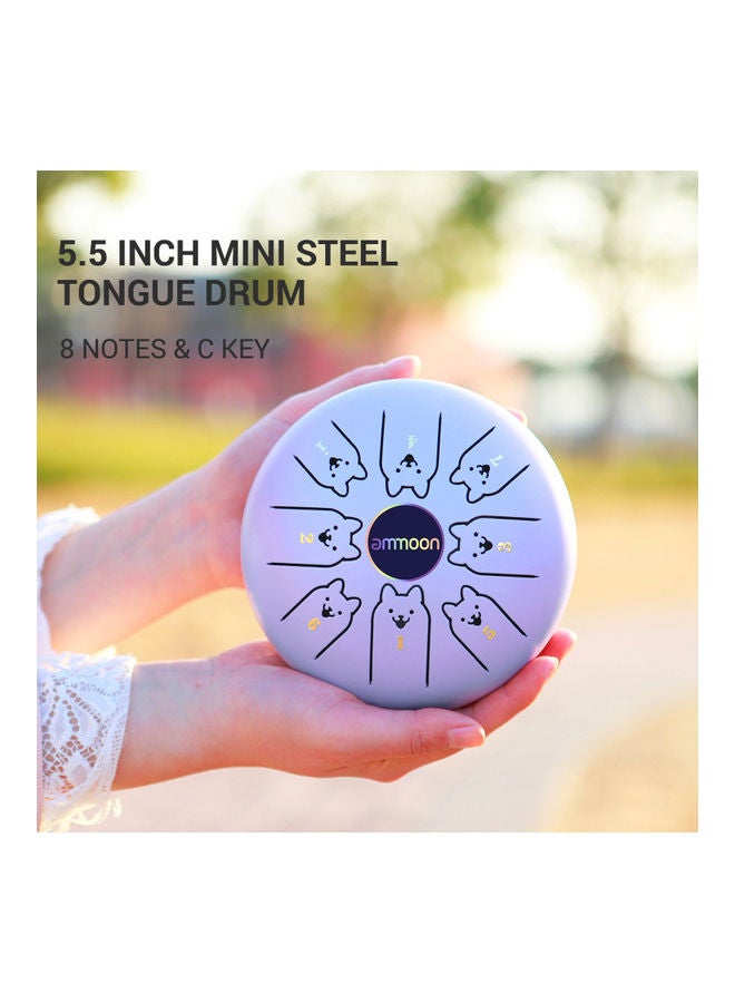 ammoon Steel Tongue Drum With 2 Sticks - Image 5
