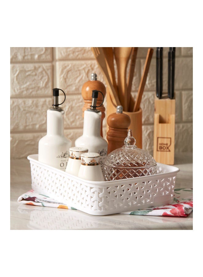 Home Box Spectra Royal Storage Basket White  - Image 3