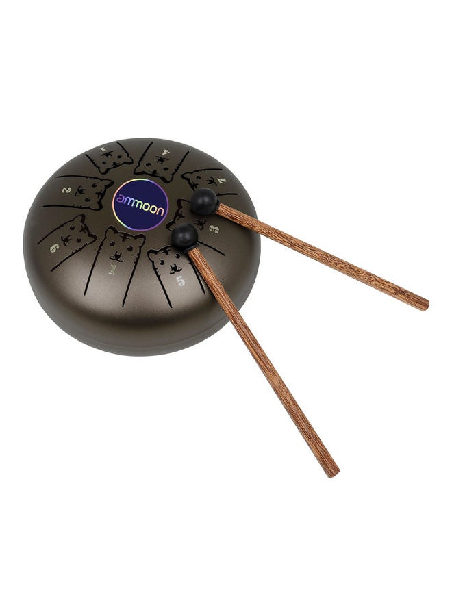 أمون آلة طبل الألسن المعدنية مع عصوين - Image 2