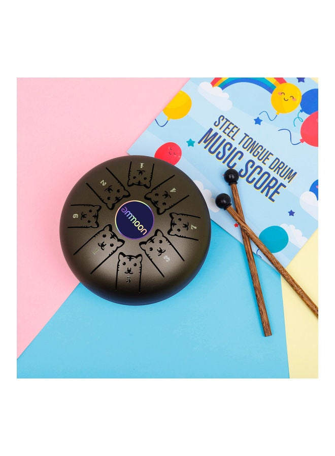 أمون آلة طبل الألسن المعدنية مع عصوين - Image 5