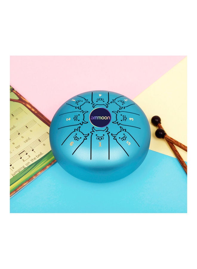 أمون آلة طبل الألسن المعدنية مع عصوين - Image 3