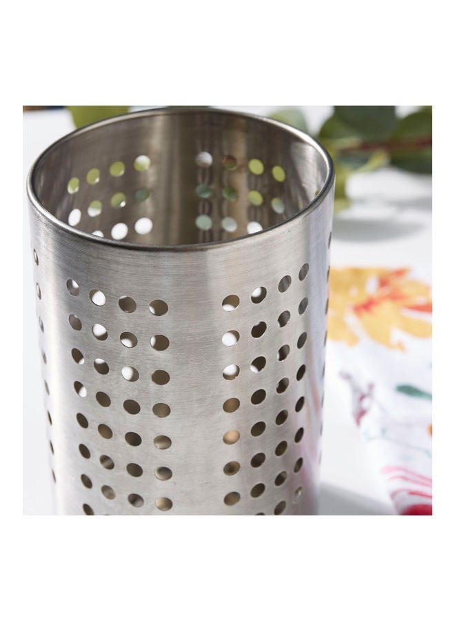 Home Box Shine Cutlery Holder Silver - Image 2