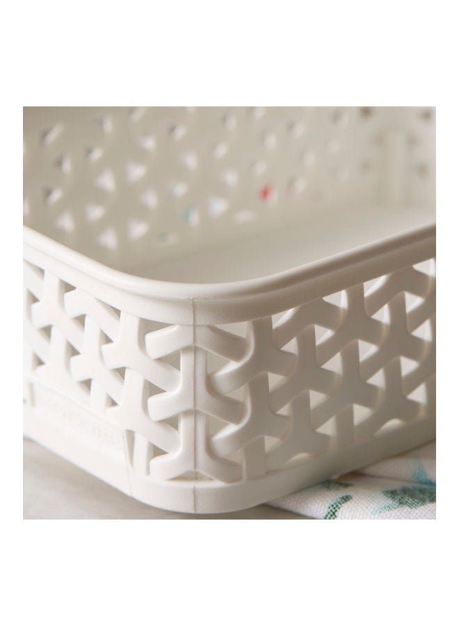 Home Box Spectra Royal Storage Basket White - Image 3