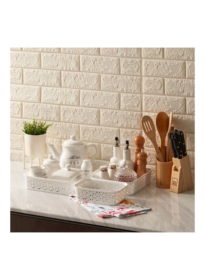 Home Box Spectra Royal Storage Basket White - Image 5