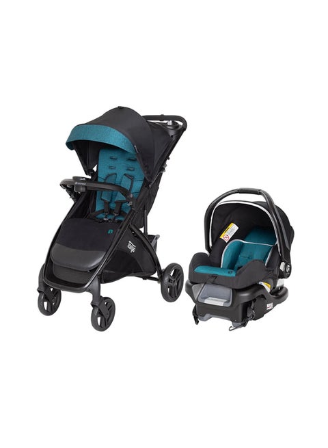Tango Stroller With Car Seat - Veridian/Black
