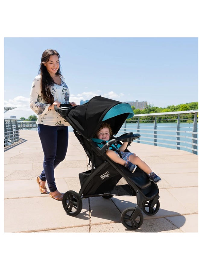 Tango Stroller With Car Seat - Veridian/Black