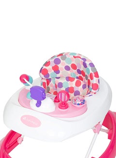 babytrend Orby Activity Baby Walker With High Back Padded Seat - Pink/White, WK38D34A  - Image 3