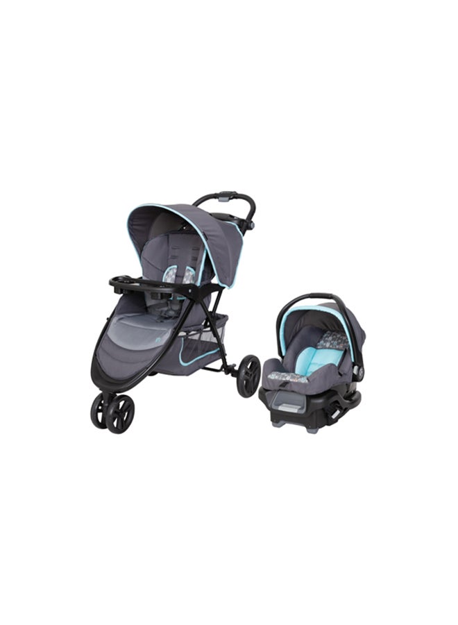 babytrend 2-Piece Travel System Forest Party Set - Grey/Blue  - Image 1