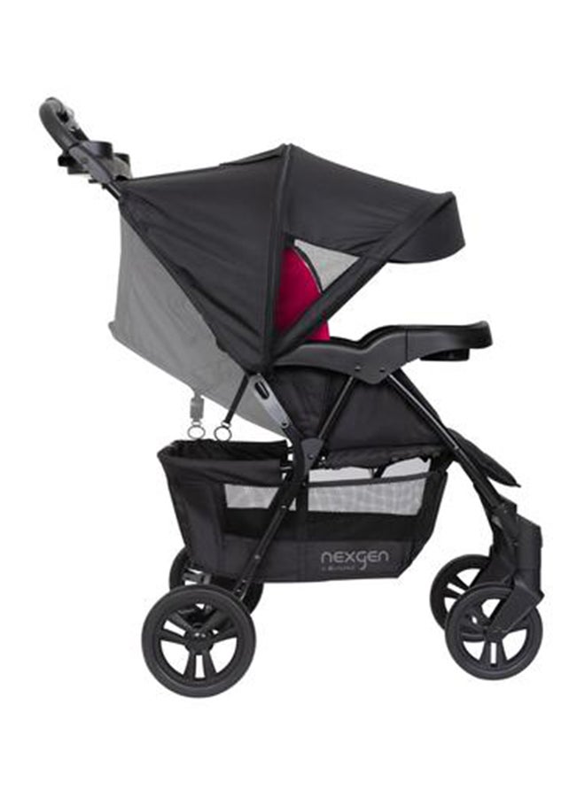 babytrend Ride N' Roll Travel System - Electric Pink  - Image 2