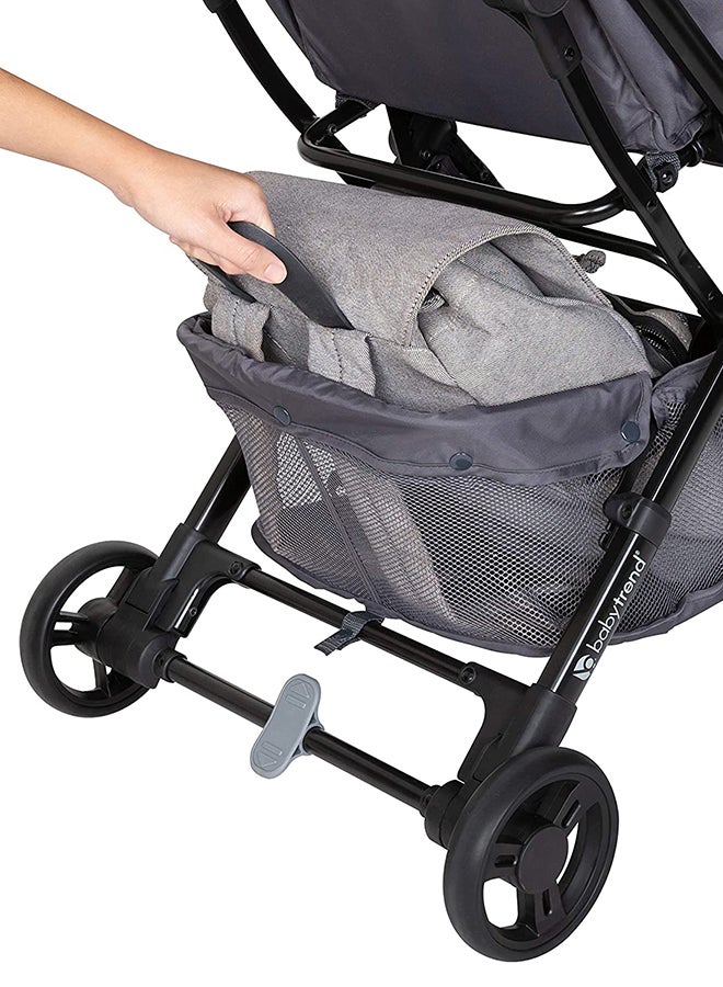babytrend - Tango New And Improved Mini Adjustable  Single Baby Stroller - Grey - Image 1