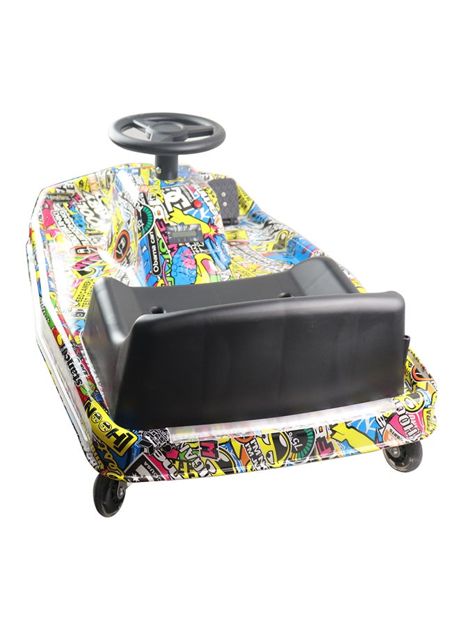 Cool Baby Crazy Cart Drift Lightweight Electric Scooter With LED Lighting And Variable Speeds Multicolour ‎‎21x53x21cm - Image 3