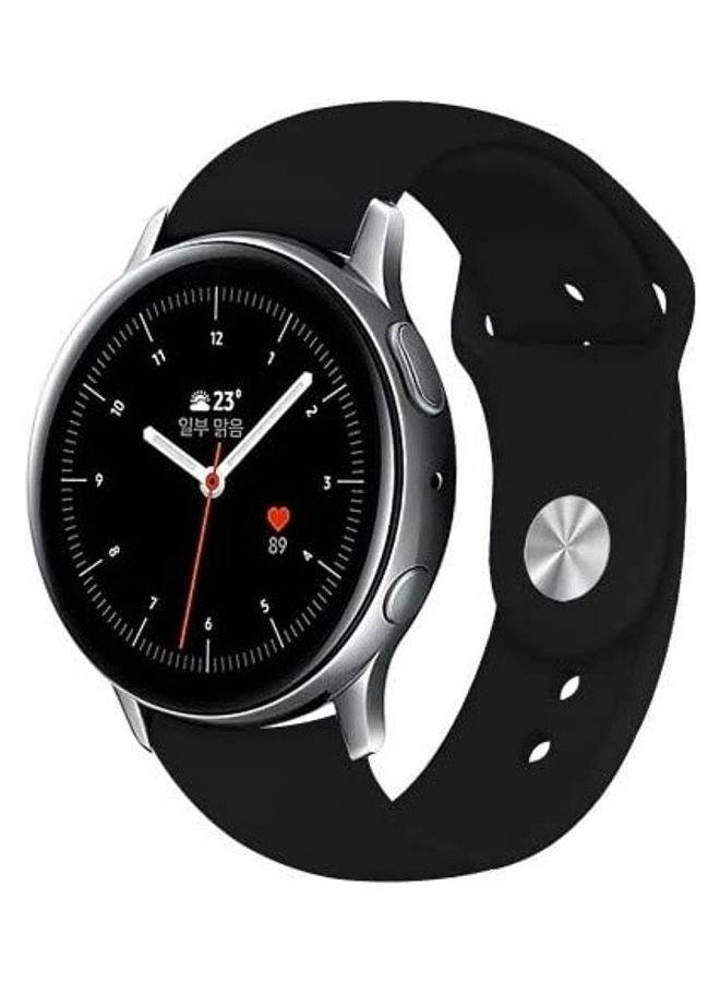 ICS Replacement Watch Band For Samsung Galaxy Active 2 40mm Black - Image 1