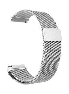 Replacement Band For  Milanese Strap For Samsung Galaxy Watch 3 / 22mm Silver