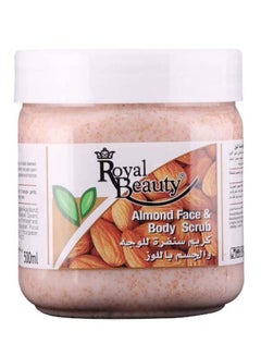 Royal Beauty Almond Face And Body Scrub White 500ml 
