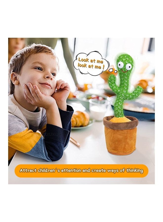XiuWoo Electric Dancing Plant Cactus Plush Stuffed Toy with Music - Image 5