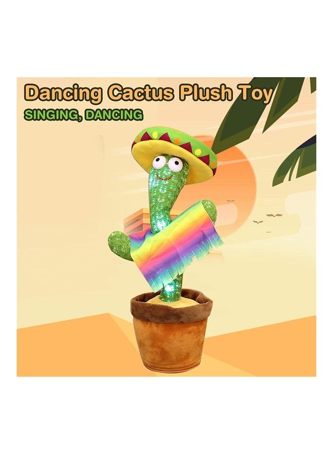 شو وو دمية محشوة على شكل صبار راقص مع موسيقى - Image 3