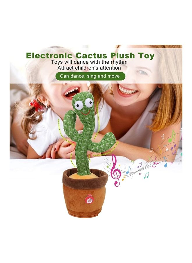 XiuWoo Dancing Cactus Plush Stuffed Toy with Music - Image 2