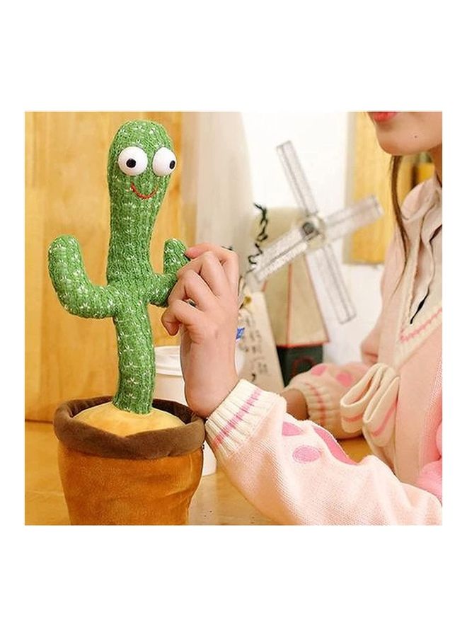 XiuWoo High Quality Beautiful Dancing Cactus Plush Stuffed Toy With Music And Lovely Expression  - Image 4