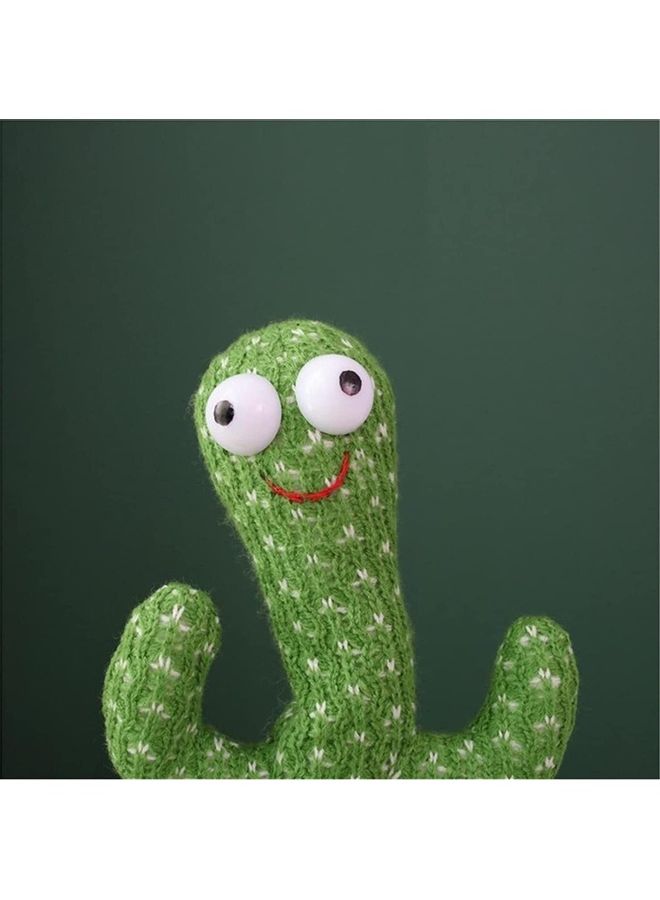 XiuWoo High Quality Beautiful Dancing Cactus Plush Stuffed Toy With Music And Lovely Expression  - Image 5