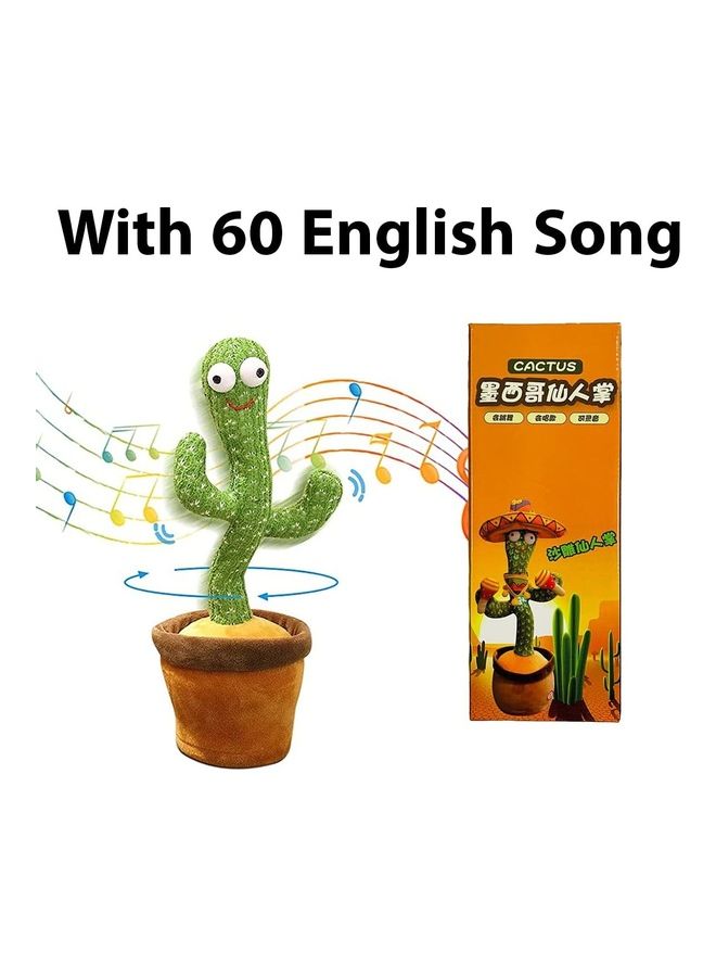 XiuWoo Electric Dancing Plant Cactus Plush Stuffed Toy with Music  - Image 2
