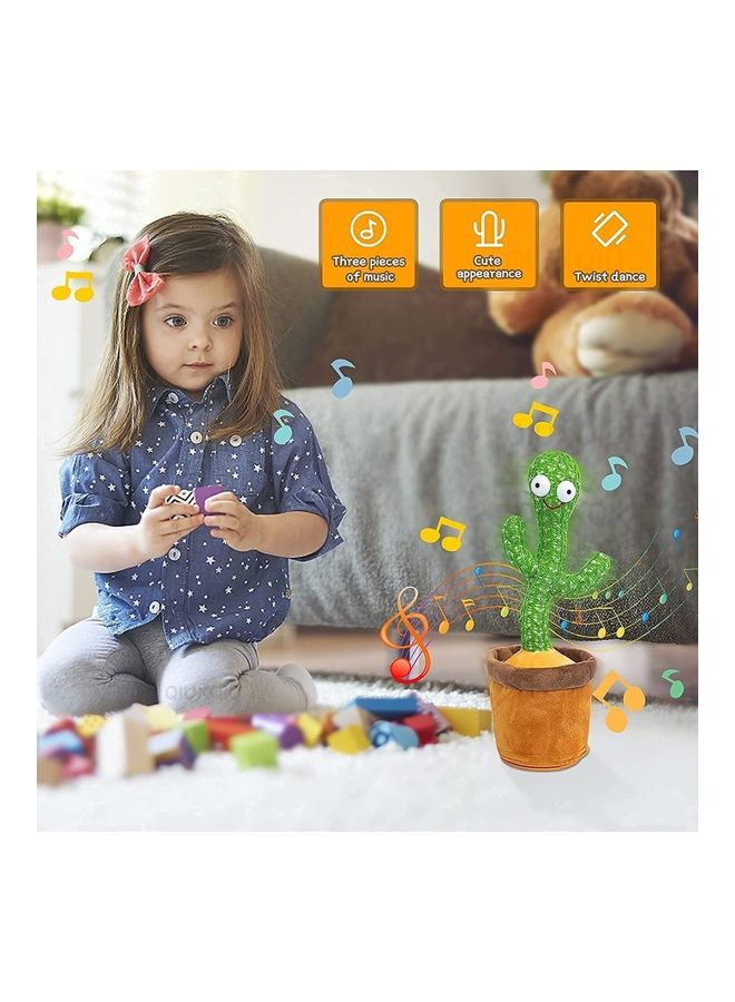 XiuWoo Electric Dancing Plant Cactus Plush Stuffed Toy with Music  - Image 4