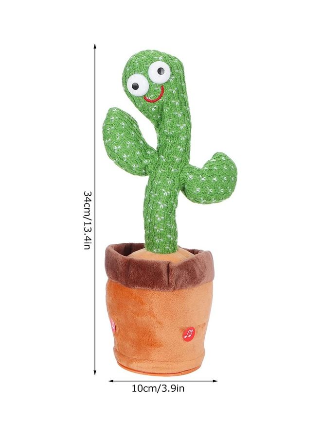 XiuWoo Electric Dancing Plant Cactus Plush Stuffed Toy with Music  - Image 4