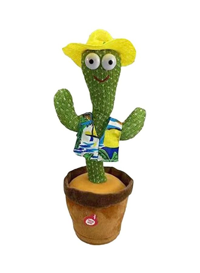 XiuWoo Electric Dancing Plant Cactus Plush Stuffed Toy with Music