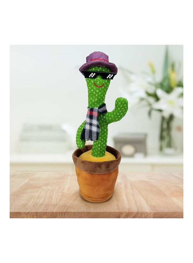XiuWoo Dancing Cactus Plush Stuffed Toy with Music - Image 2