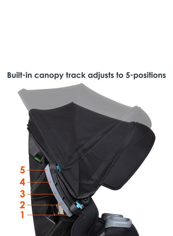 بيبي تريند مقعد سيارة كوفر مي 4 في 1 قابل للتحويل - بلون أسود/ أحمر - Image 3