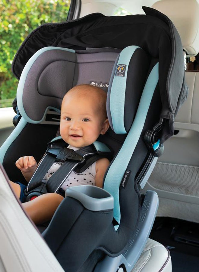 babytrend 4-In-1 Cover Me Convertible Car Seat - Black/Blue  - Image 5