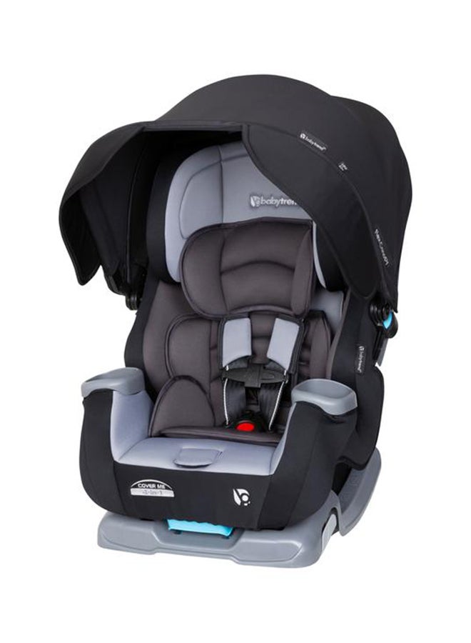 babytrend 4-In-1 Cover Me Convertible Car Seat - Black/Grey  - Image 1