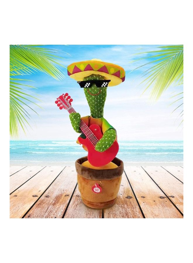 شو وو لعبة كهربائية راقصة بتصميم نبتة صبار لينة ومحشوة مع موسيقى - Image 5