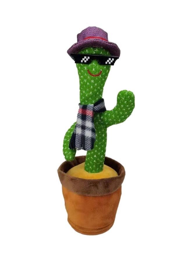 XiuWoo Dancing Cactus Plush Stuffed Toy with Music - Image 1
