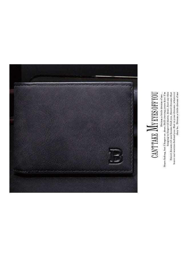 XiuWoo Leather Bi-Fold Wallet Black  - Image 1